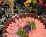 Turkey Ham Platter served with Dipping Sauce