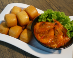 Prawn with Chilli Crab Sauce & Golden Mantou